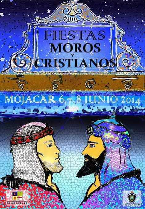 Cartel fiestas de Moros y Cristianos 2014 Mojácar