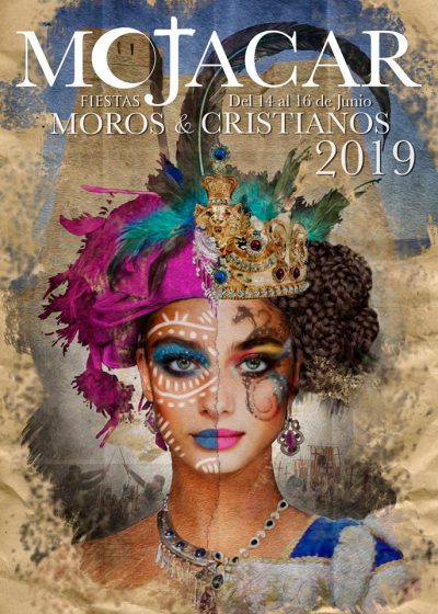 Cartel fiestas de Moros y Cristianos 2019 Mojácar