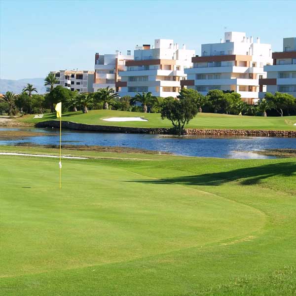 Club de Golf Playa Serena ubicado en Roquetas de Mar. 6030m de longitud y par 72. Acoge competiciones del circuito nacional de Golf.