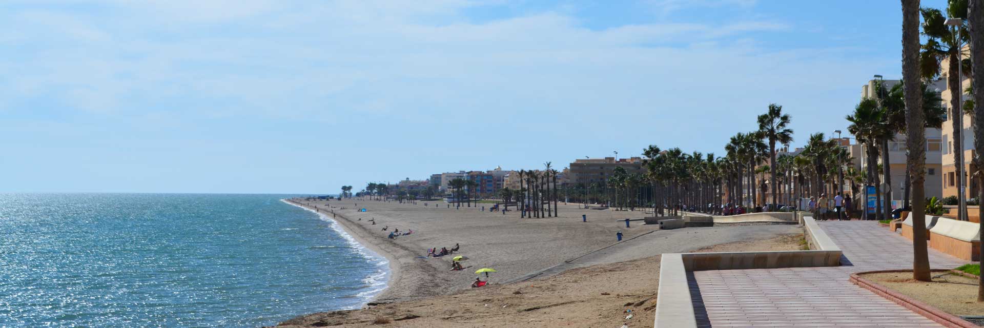 Beaches in Roquetas de Mar ▶ Almería Coast